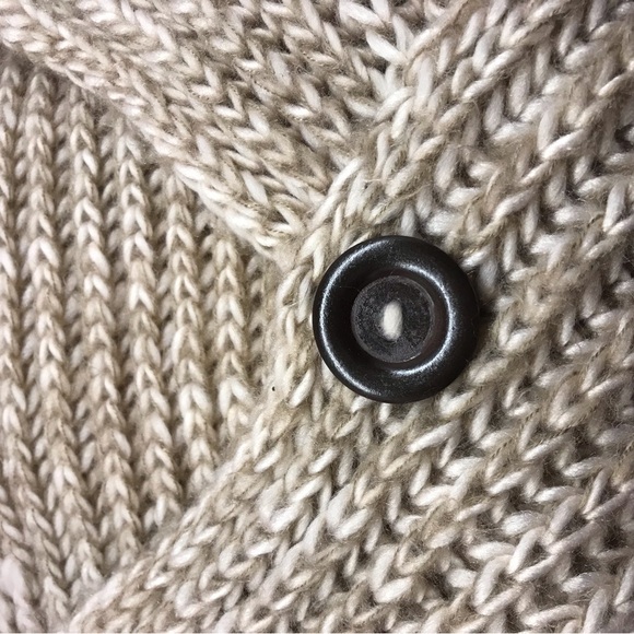 poncho handmade button fringe cape tan brown nude ombré bohemian gypsy glam doll - Picture 5 of 9